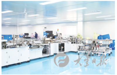 江蘇邁碩醫療科技工人忙碌生產 助力醫藥科技發展